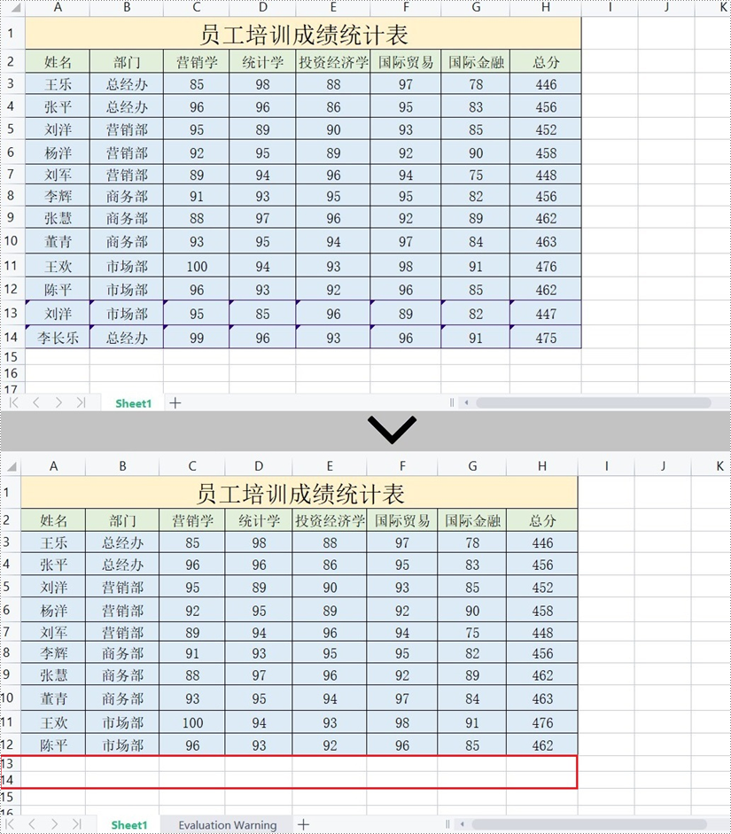 c#/vb.net 接受或拒绝 excel 中的修订