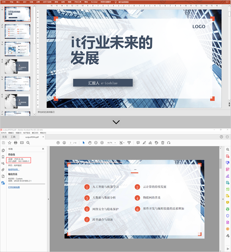 java 将 powerpoint 转为 pdf