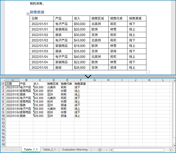 python 提取 word 文档中的表格