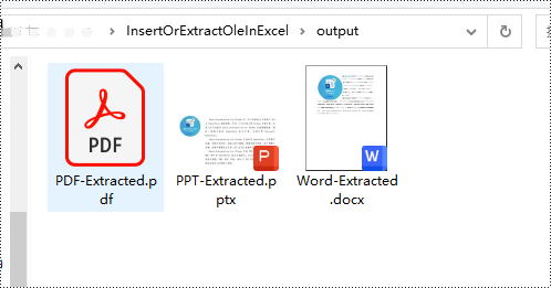 python 在 excel 中插入或提取 ole 对象