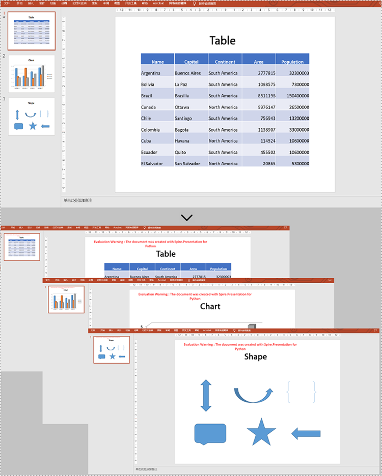 python 拆分 powerpoint 幻灯片